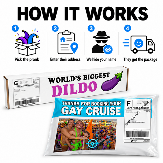 Gay Cruise Prank Package
