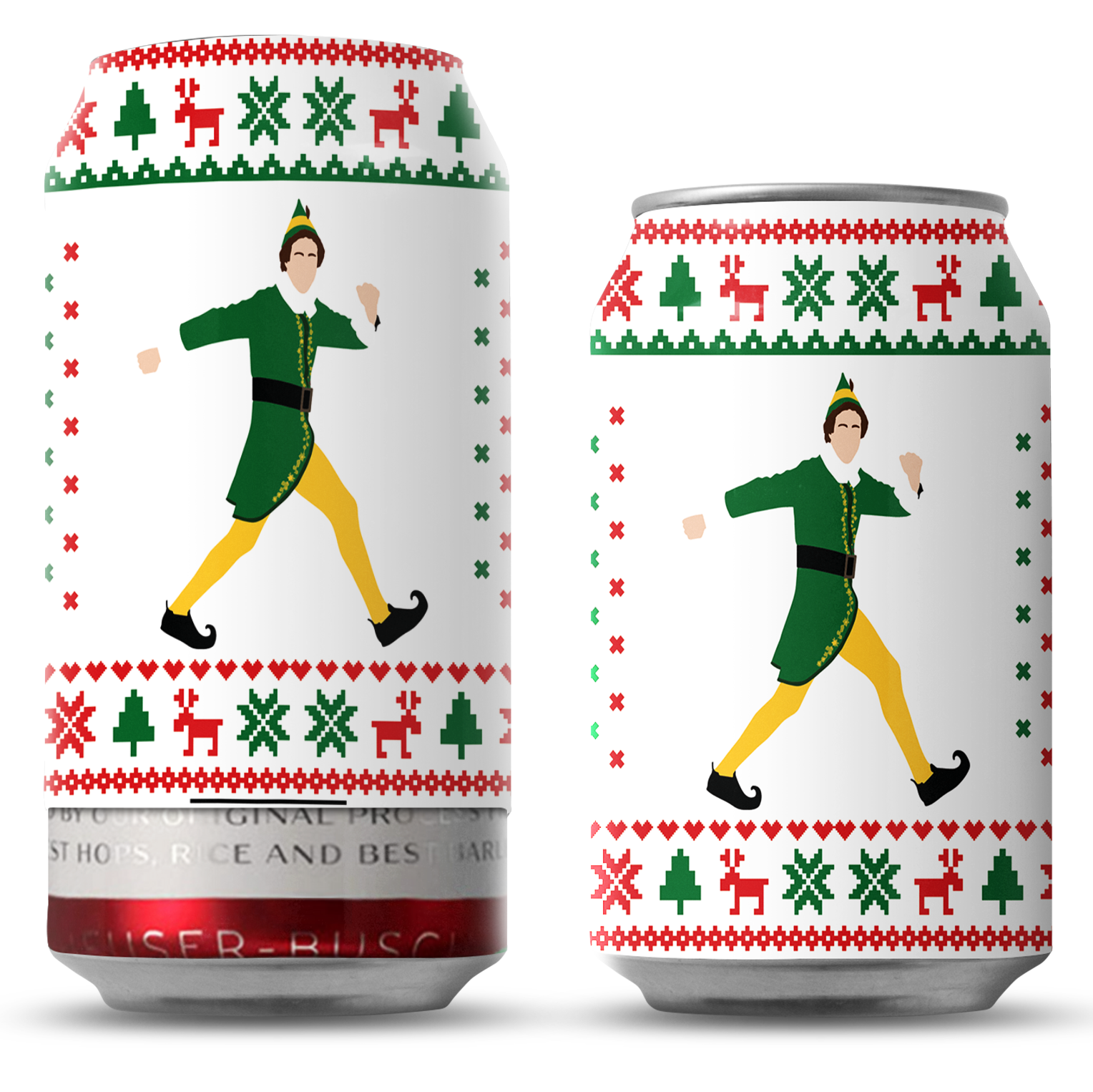 Christmas Beersy Can Covers (GLOW IN THE DARK)