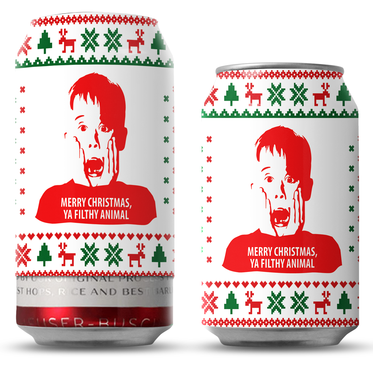 Christmas Beersy Can Covers (GLOW IN THE DARK)