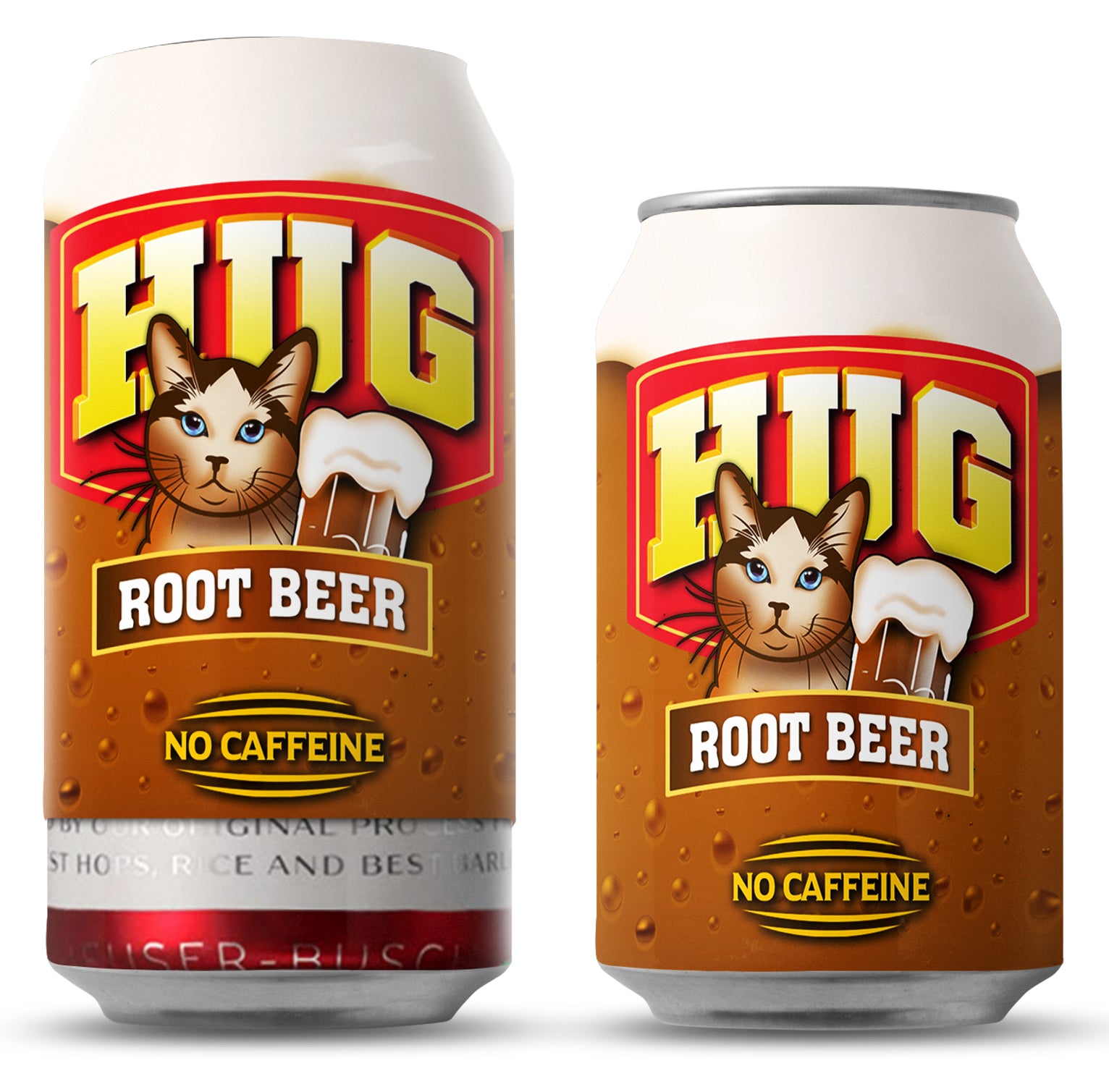 Hug Root Beer Beersy Silicone Sleeve Hide-a-Beer Can Cooler