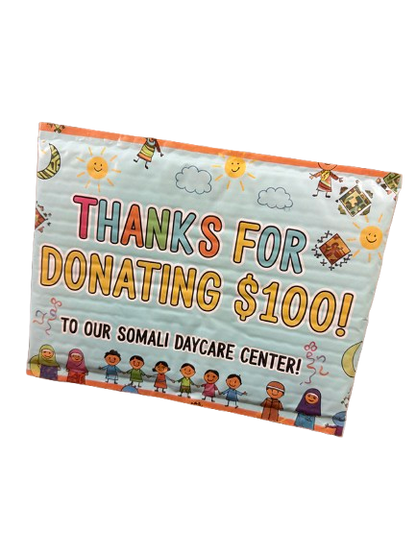 Somali Daycare Donation Prank Package