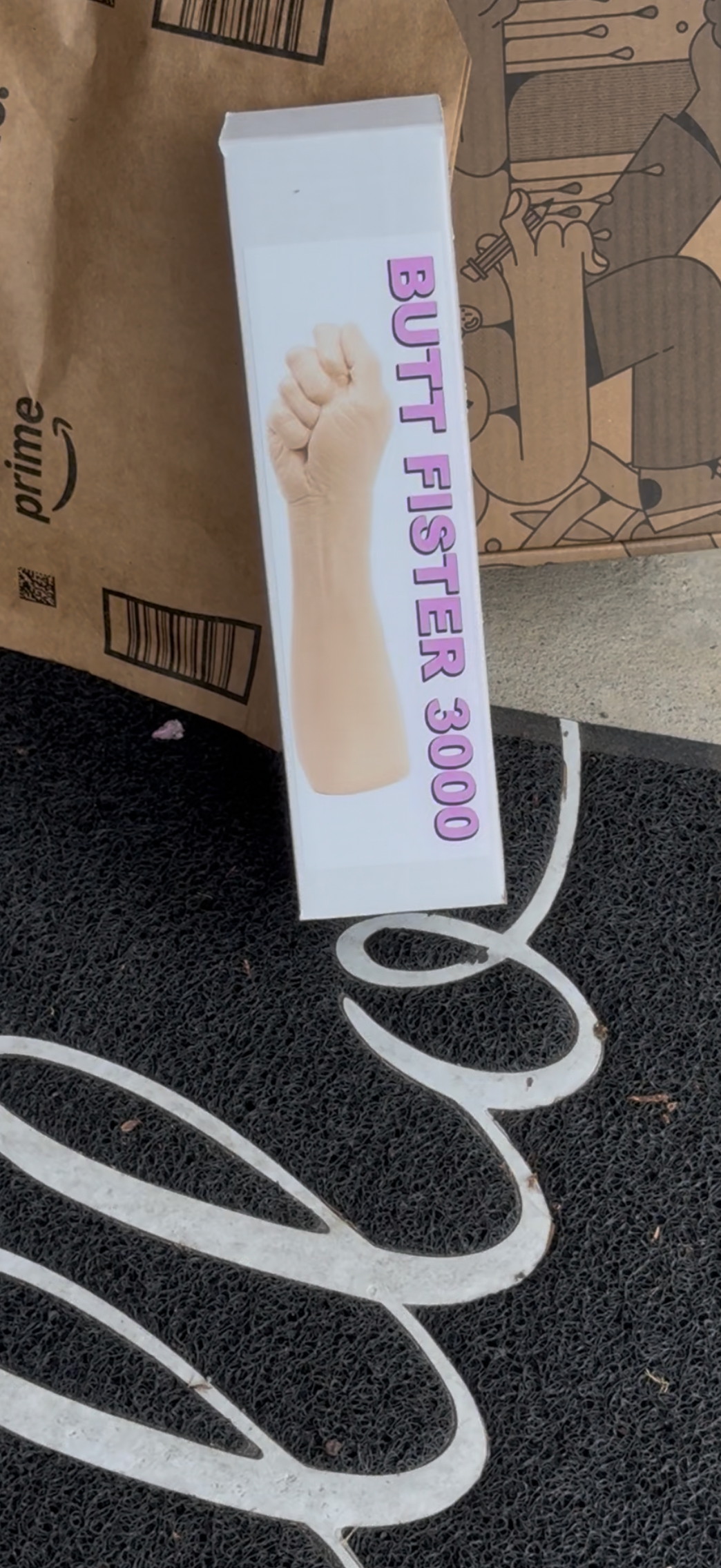 Butt Fister 3000 Prank Package Box