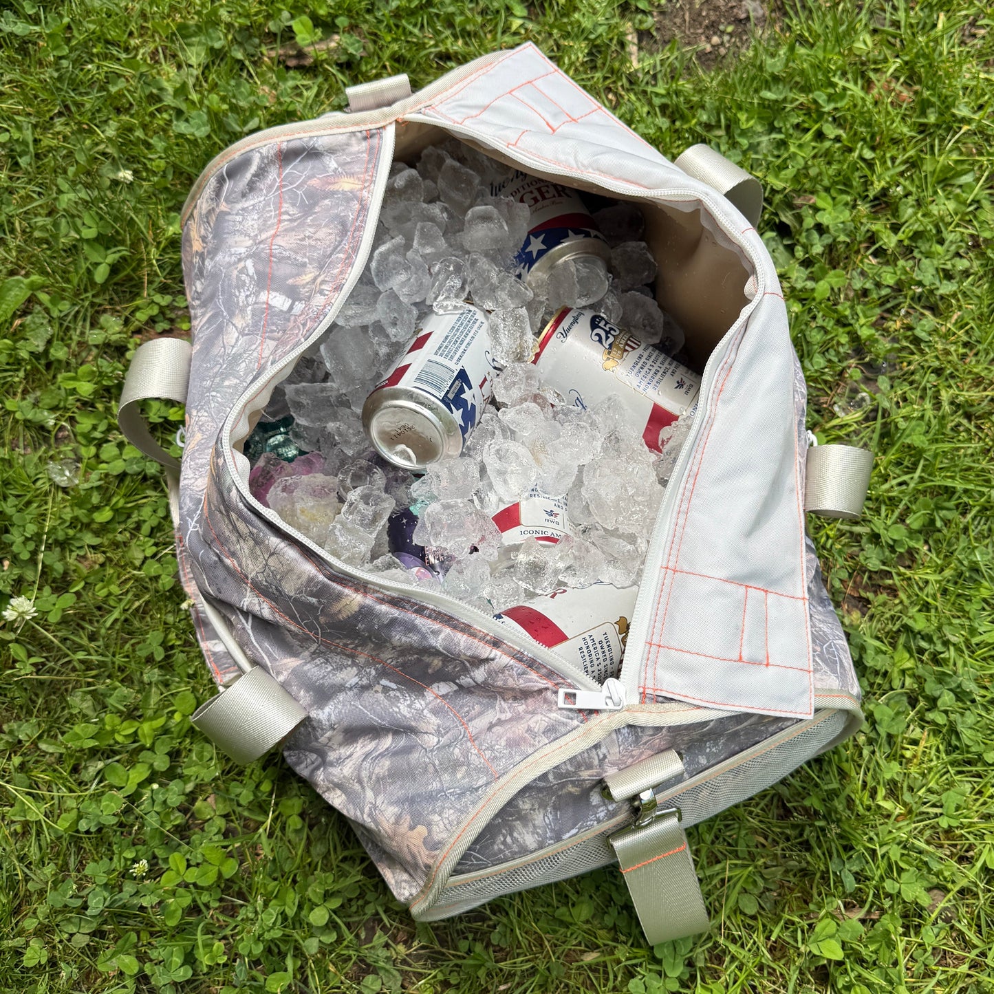 Backwoods Camo Duffel Cooler