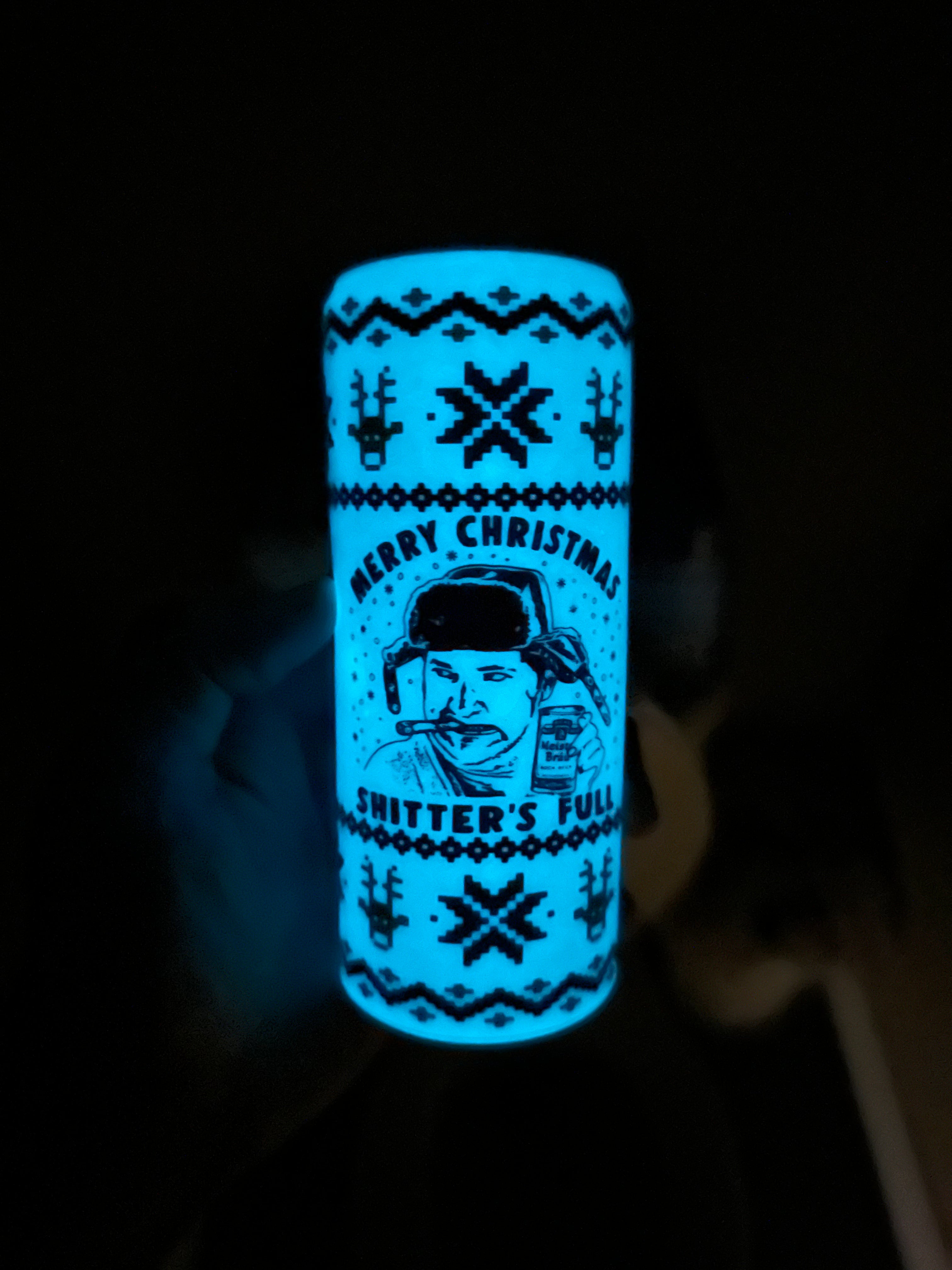 Christmas Beersy Can Covers (GLOW IN THE DARK)