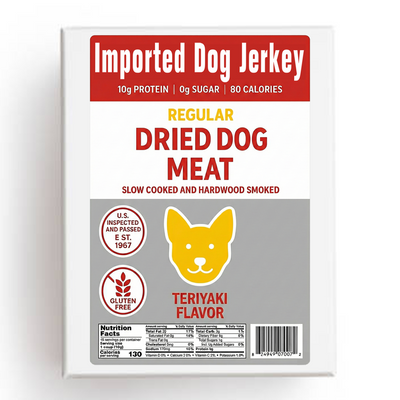 Imported Dried Dog Meat Prank Box
