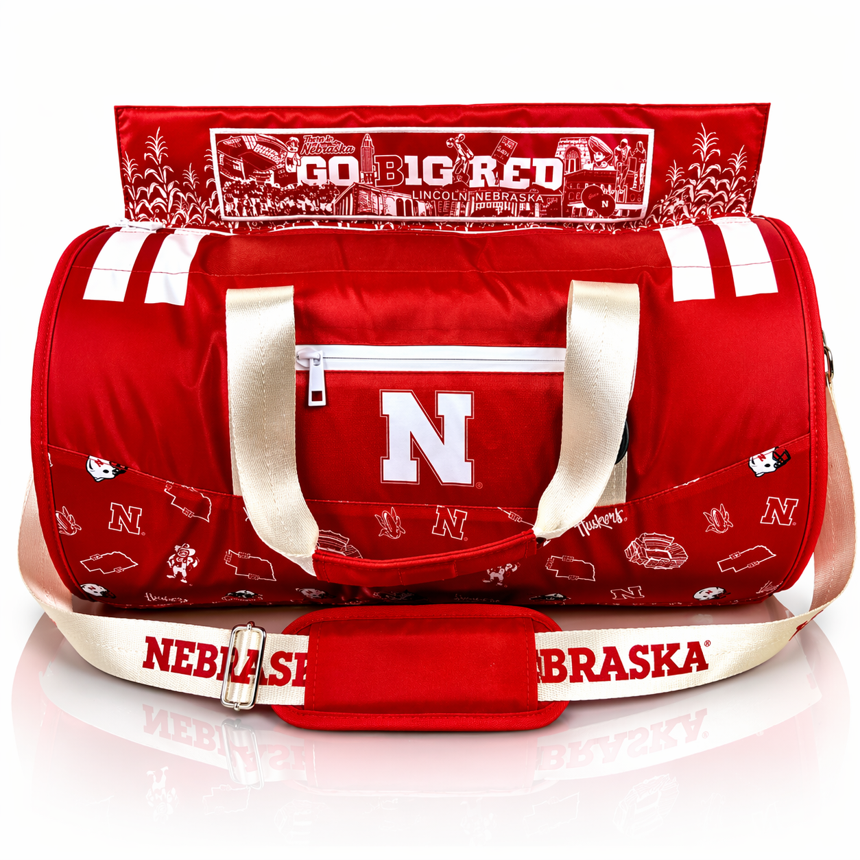 University of Nebraska Duffel Cooler