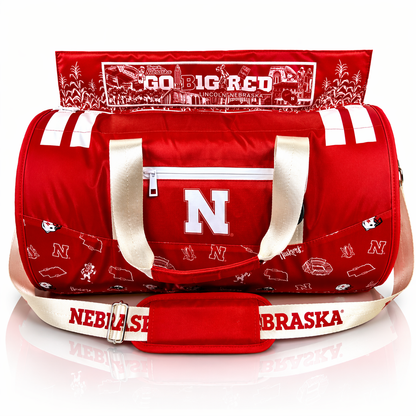 University of Nebraska Duffel Cooler