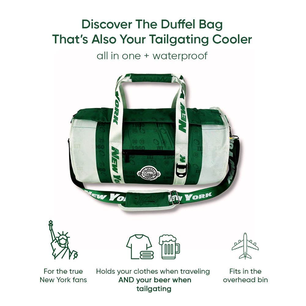 New York Duffel Cooler - Green