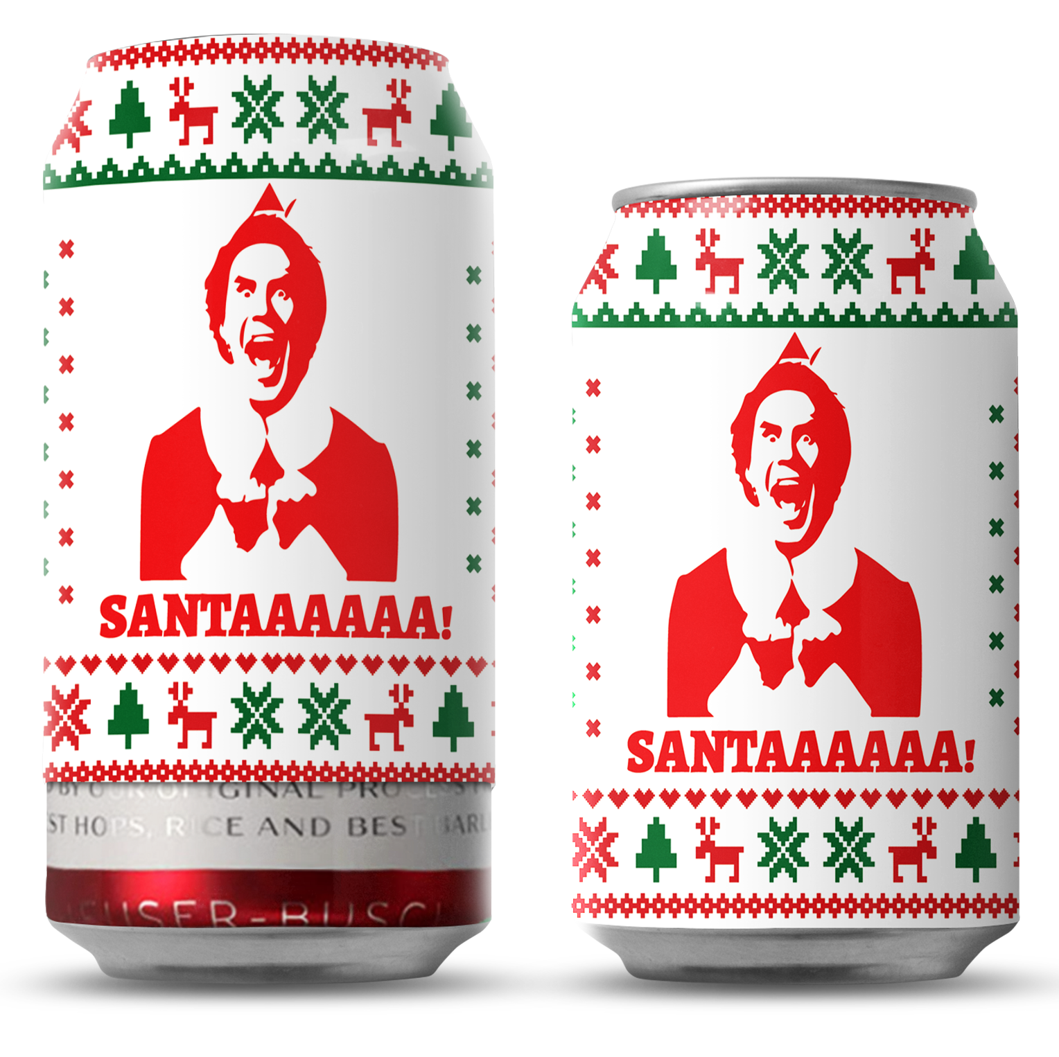 Christmas Beersy Can Covers (GLOW IN THE DARK)