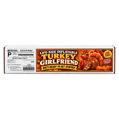 Inflatable Turkey Girlfriend Prank Package