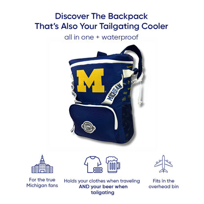 University of Michigan Backpack Cooler