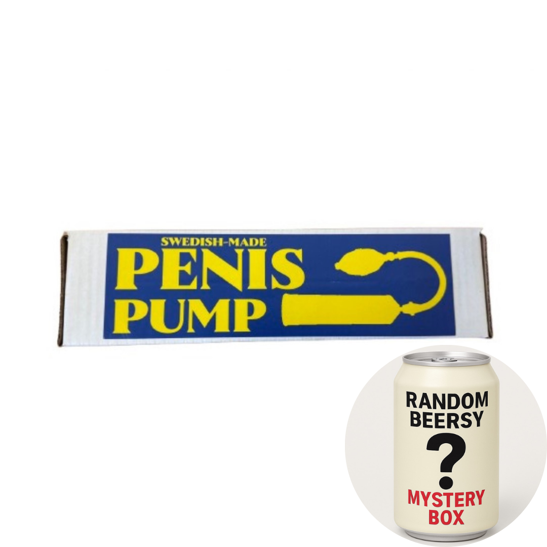 Swedish-Made Penis Pump Prank Package Tube