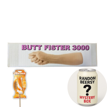 Butt Fister 3000 Prank Package Box
