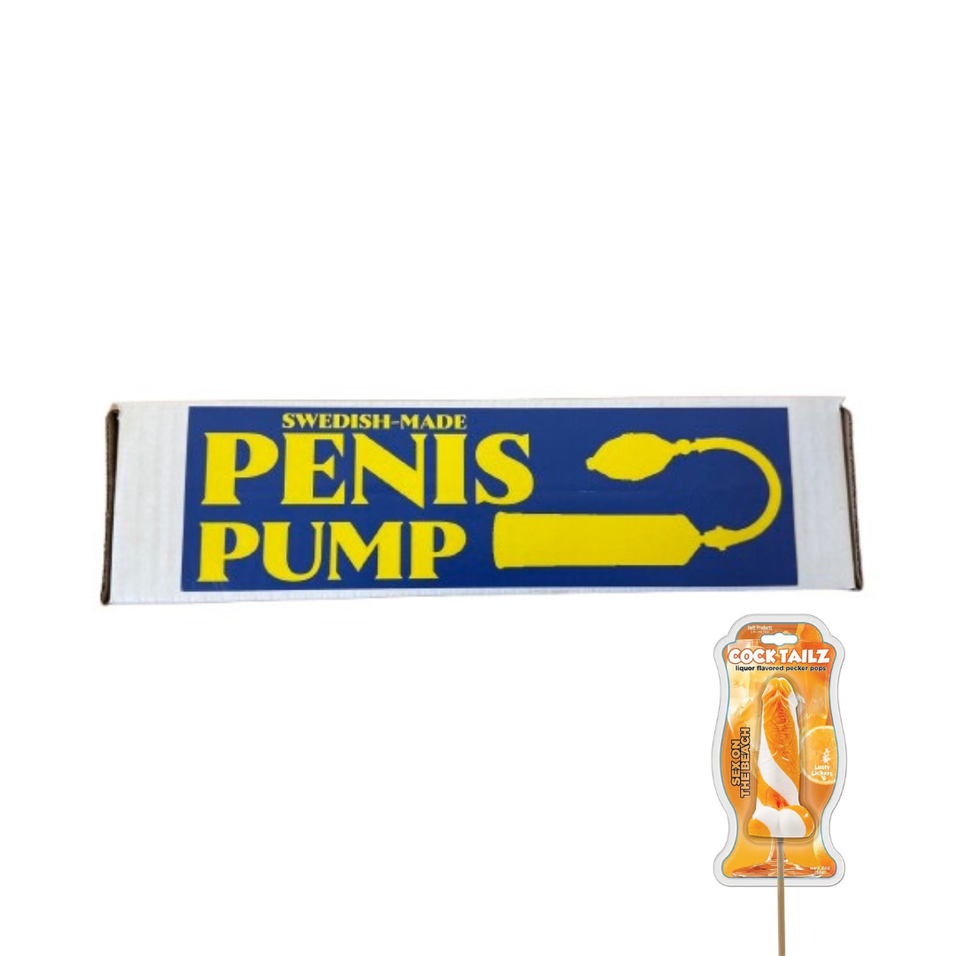 Swedish-Made Penis Pump Prank Package Tube