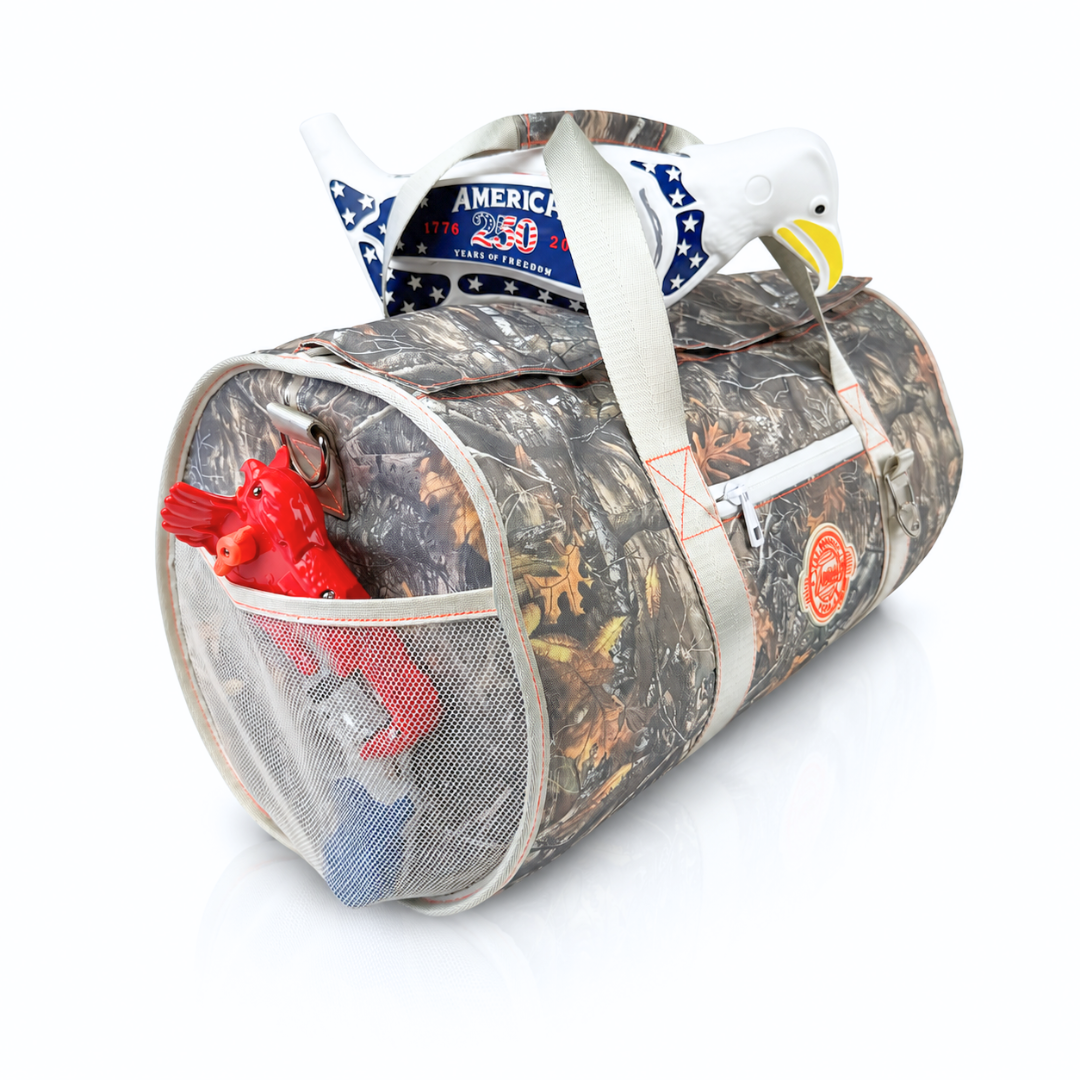 Backwoods Camo Duffel Cooler