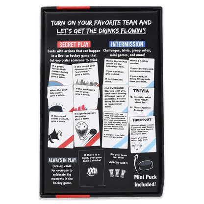 WATCH HOCKEY, GET DRUNK - The Live Hockey Drinking Game