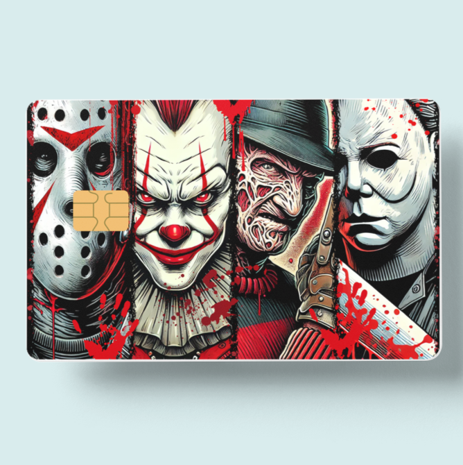 Halloween Villains Debit/Credit Card Skin (2 Pack)