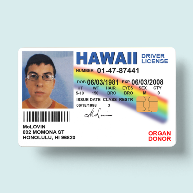 McLovin Super Bad Debit/Credit Card Skin (2 Pack)