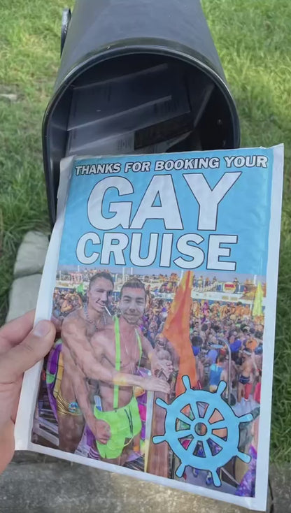 Gay Cruise Prank Package (USE VICTIMS ADDRESS)