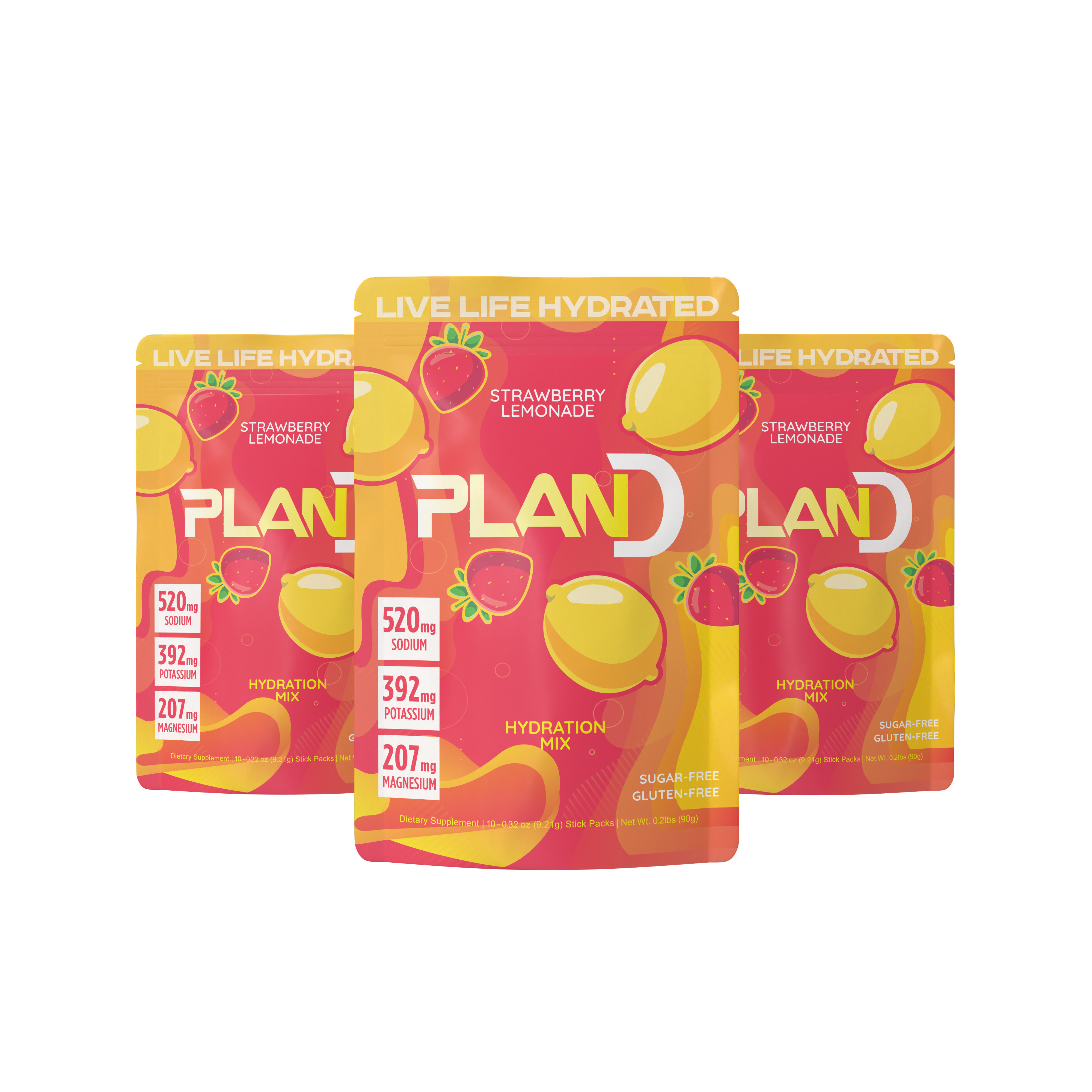Plan D Hydration – The Morning After Hangover Drink (3-Pack Sample)