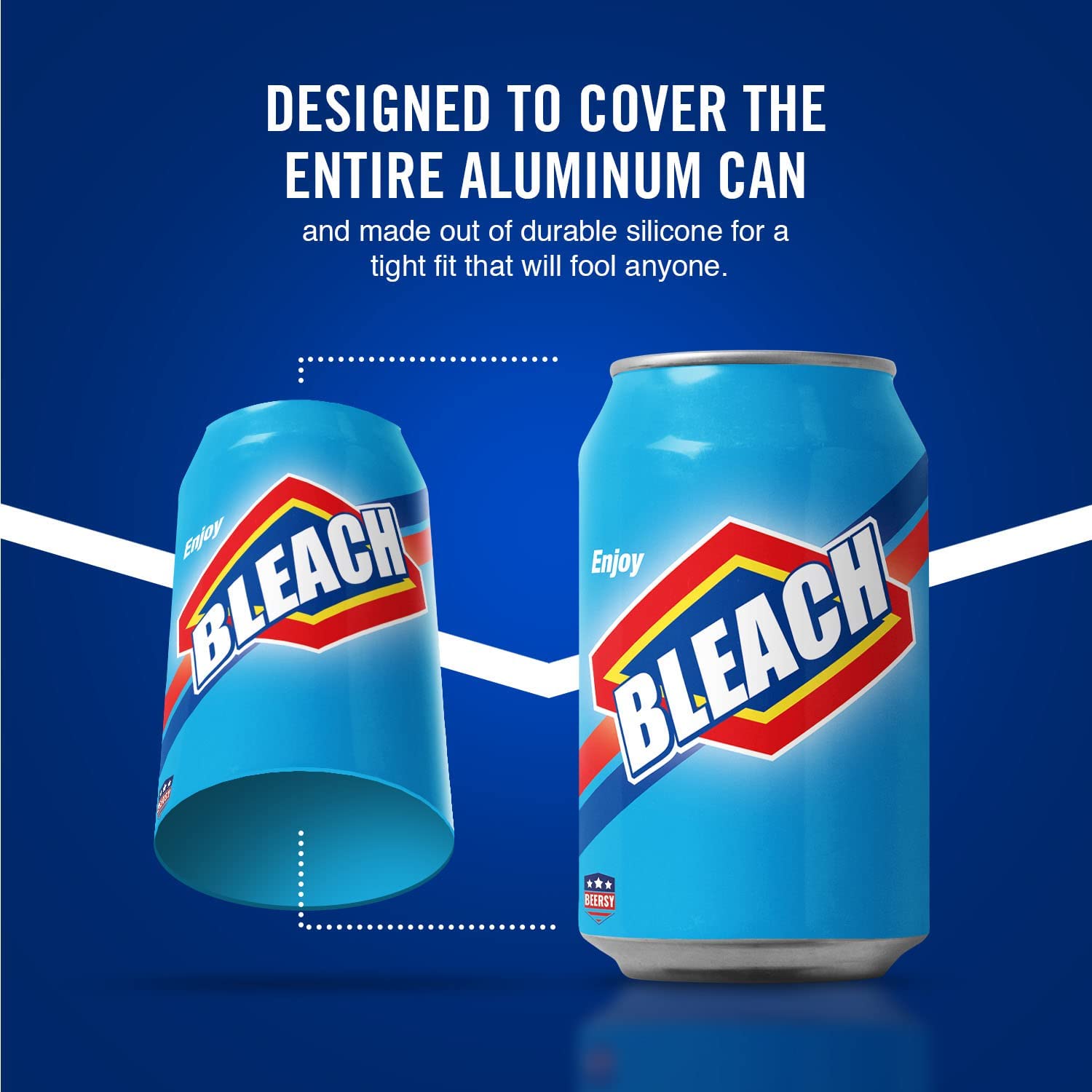  Silicone Can Covers (4 Pack), Hides Can as Soda