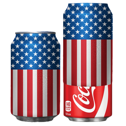 American Flag Beersy Silicone Sleeve Hide-a-Beer Can Cooler (PRE-ORDER SEE DESCRIPTION)
