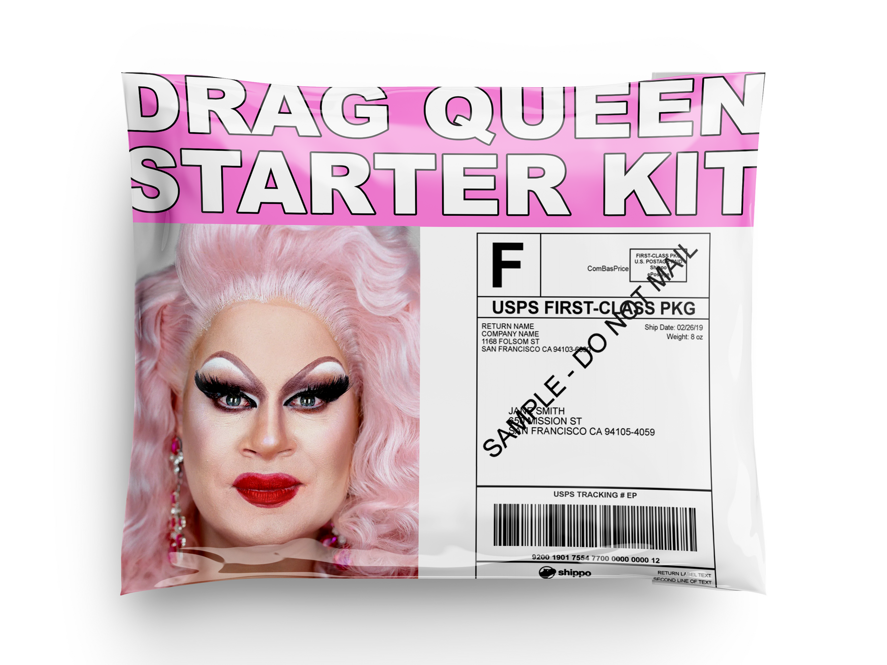Drag Queen Starter Kit Prank Package Beersy LLC