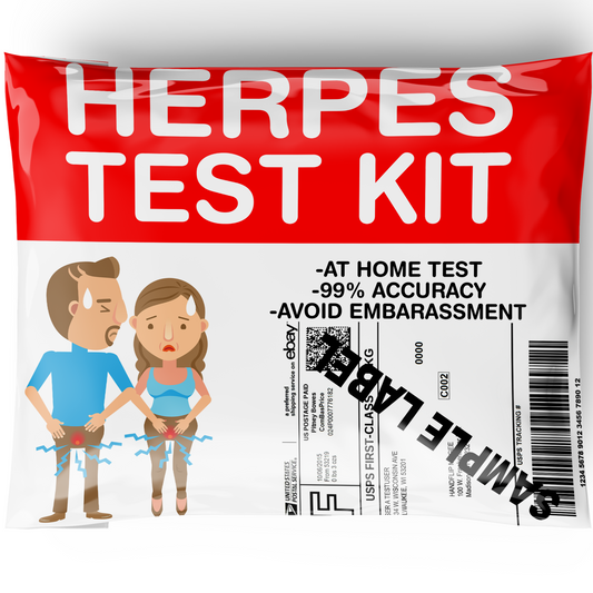 Herpes Test Kit Prank Package