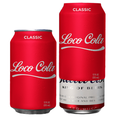 Loco Cola Silicone Sleeve Hide a Beer (PRE-ORDER SEE DESCRIPTION)