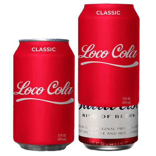 Loco Cola Silicone Sleeve Hide a Beer (PRE-ORDER SEE DESCRIPTION)