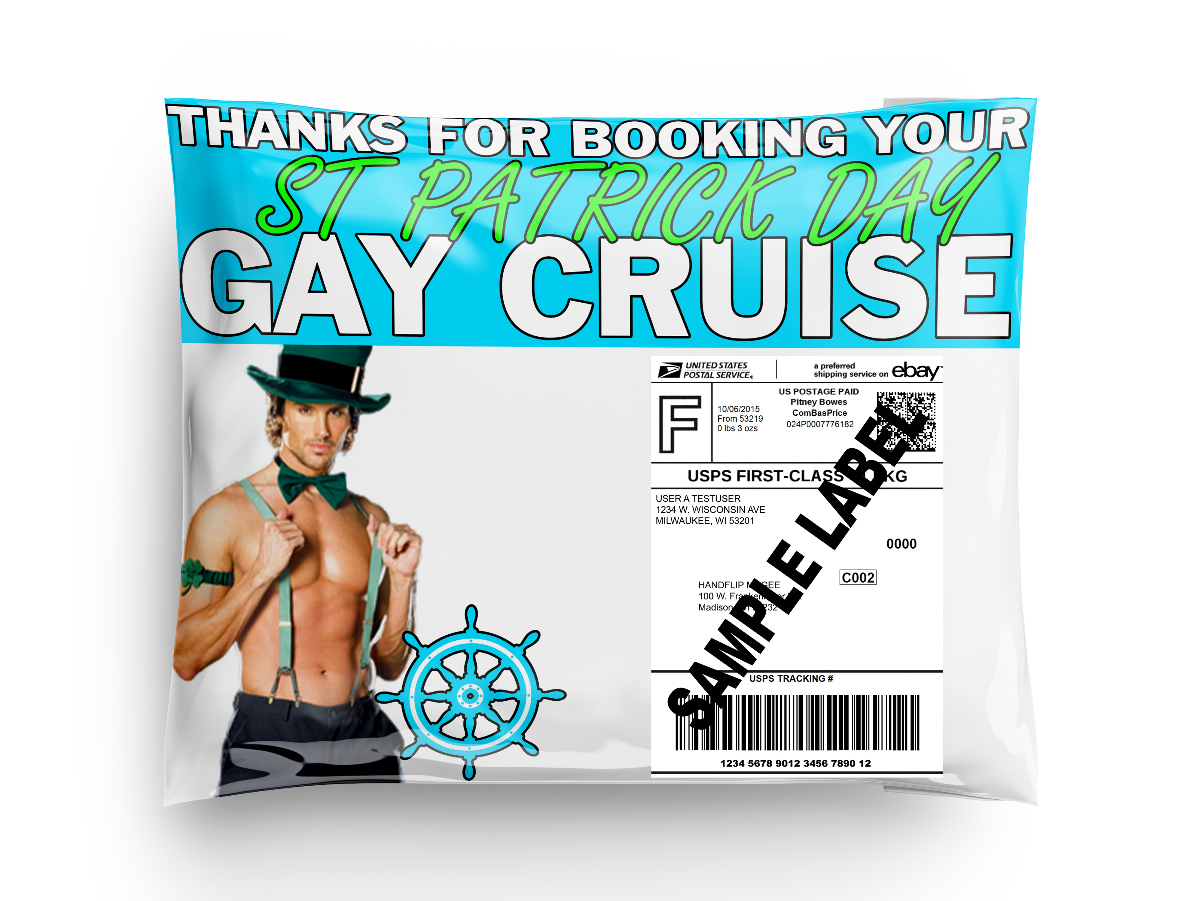 St Patricks Day Gay Cruise Prank Package