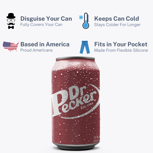 Dr P*cker Beersy Silicone Sleeve Hide a Beer (PRE-ORDER SEE DESCRIPTION)