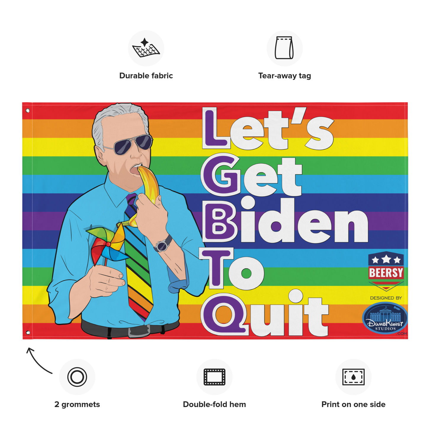 Lets Get Biden To Quit Flag