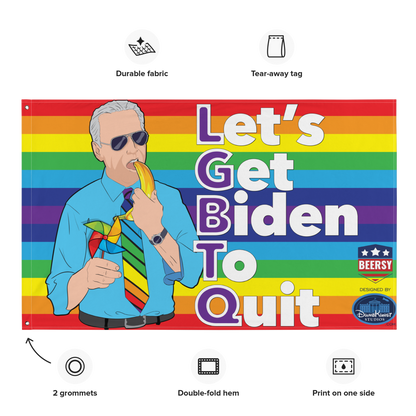 Lets Get Biden To Quit Flag
