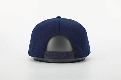 Snapback Hat with Interchangeable Velcro Logo Patch