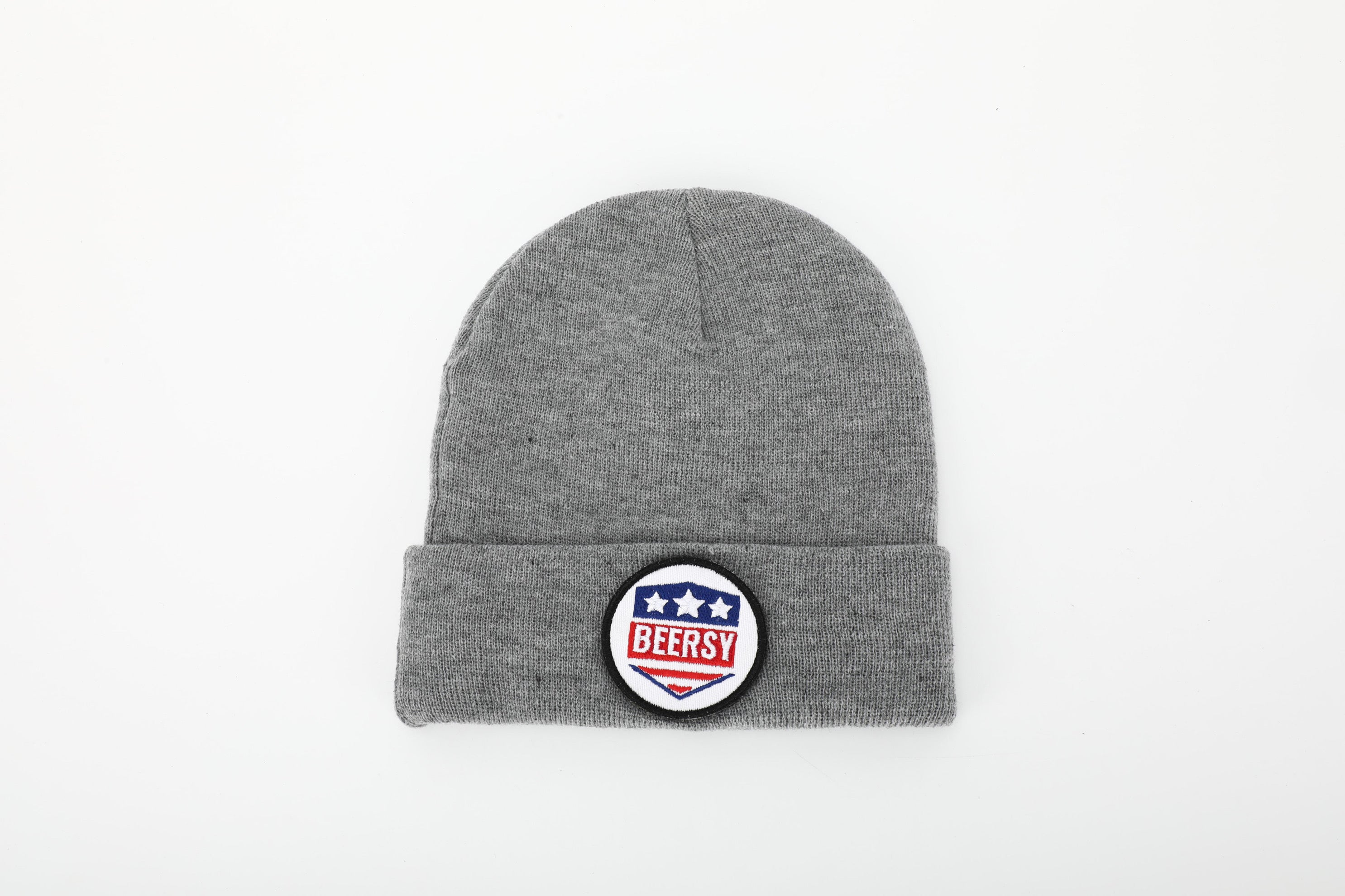 Beanie with Interchangeable Velcro Logo Patch