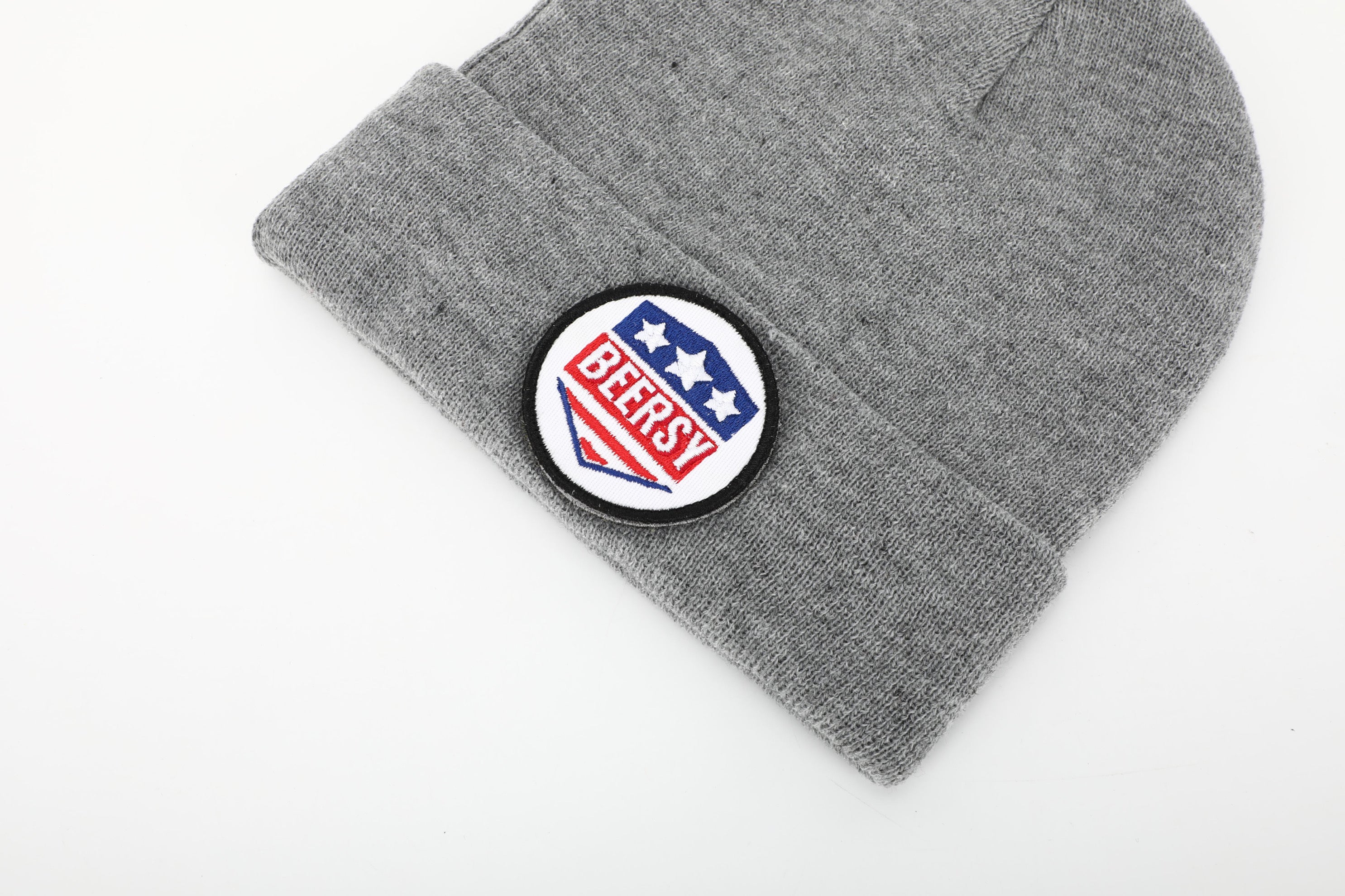 Beanie with Interchangeable Velcro Logo Patch