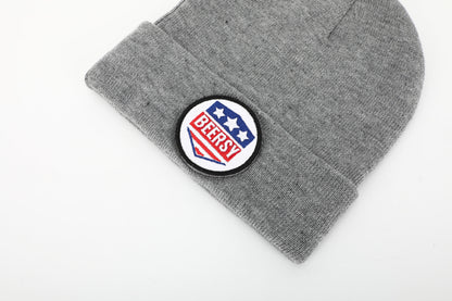 Beanie with Interchangeable Velcro Logo Patch