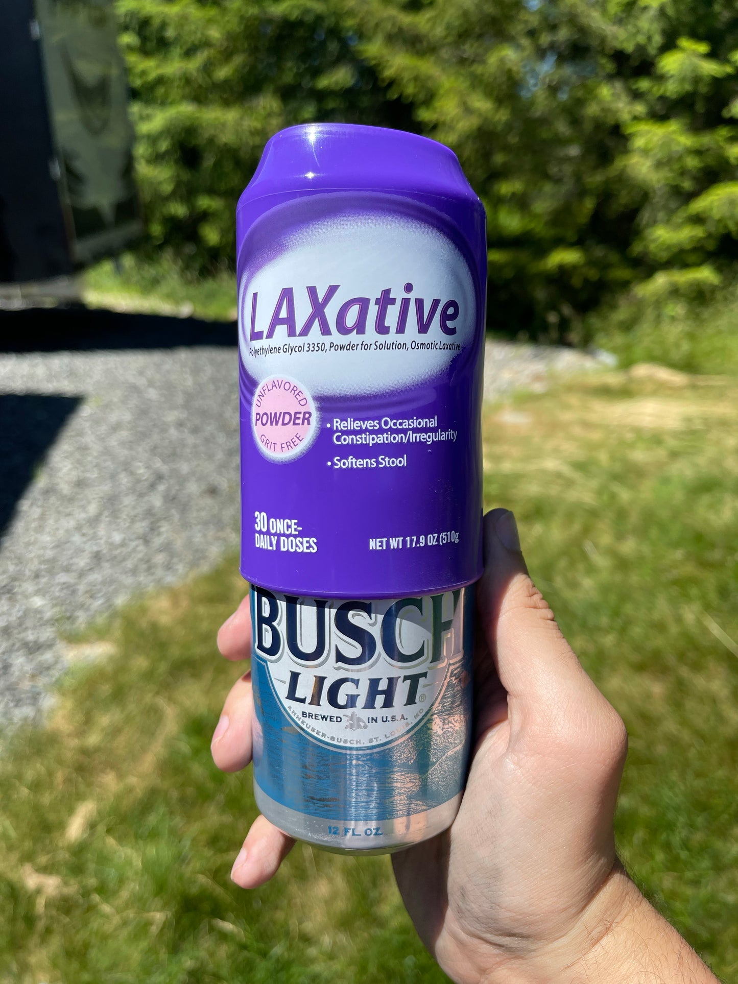 "Laxative" Beersy Silicone Sleeve Hide-a-Beer Can Cooler