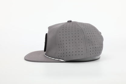 Rope Hat with Interchangeable Velcro Logo Patch